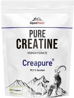 AlpenPower Creapure© Creatin Monohydrat Pulver